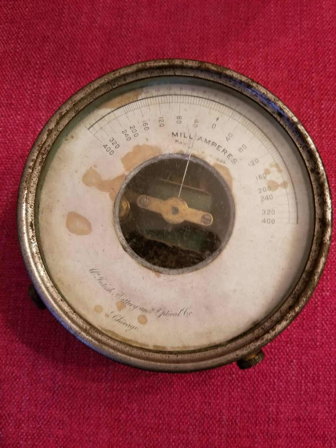Mcintosh Battery and Optical Co. Chicago Illinois Pat 1899 Etsy