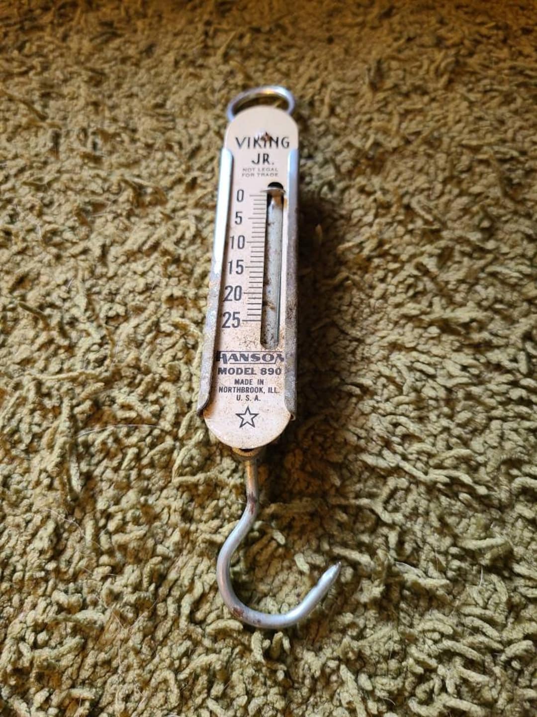 Vintage Metal Viking Junior Hanson Scale Company Spring Balance 25