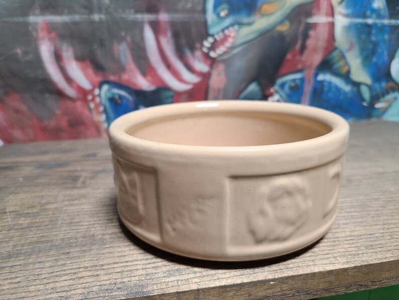 Antique Tan Glazed Durable Stoneware Crock Style Unmarked Etsy