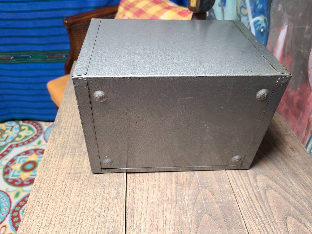 ヴィンテージ  ボックス Vintage 1950's Industrial Craftsman Metal Store Display