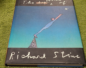 【希少 Richard Stine リチャード・スタイン 写真集　洋書】 Vintage 1994 the Art World of Richard Stine Hardcover Art Book