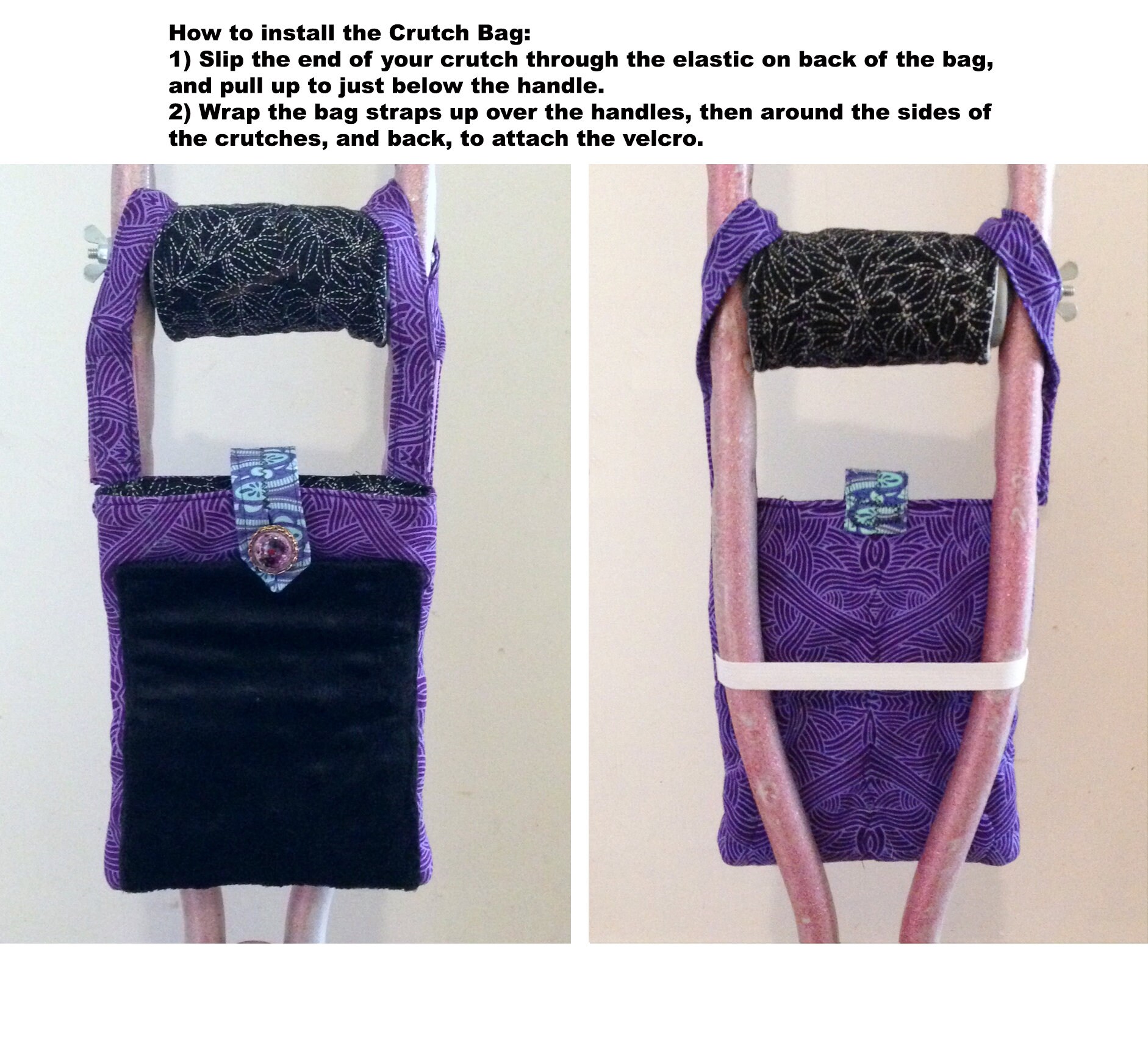 AVAILABLE Crutch Bubbles Crutch Pads and Handles Set Made Etsy