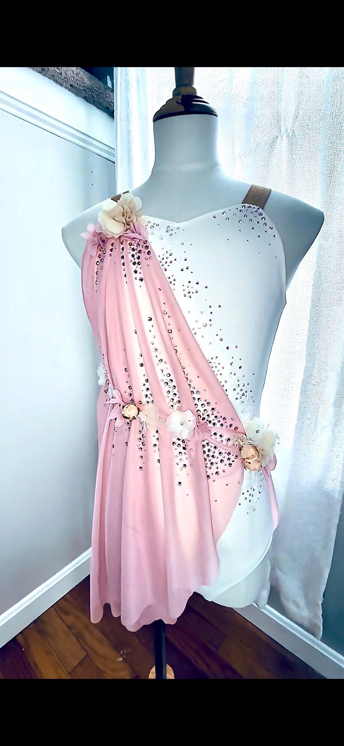 Pink Lyrical Dance Costumes - Etsy