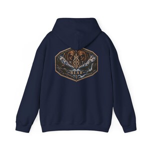 Montana Bear Hoodie, Grizzly Bear Sweatshirt, Wilderness Hoodie, Mountain Wildlife Hoodie, Outdoor Gift for Men image 11