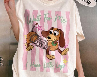 Slinky Wait For Me I Have Little Legs Shirt Disney Characters Shirt Mickey Ears Slinky Dog Shirt Slinky Dog Lover GiftDog Lover Family Shirt