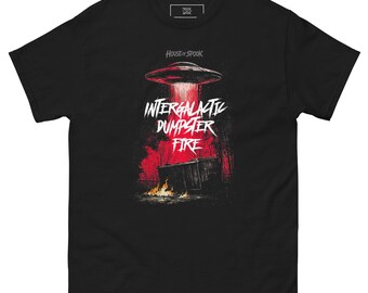 Camiseta de incendio de contenedor intergaláctico