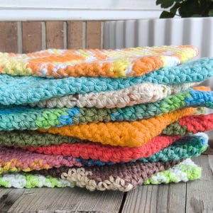 Maniques au crochet 100 % coton de style vintage - Cadeau de décoration d'intérieur durable pour la cuisine