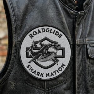 Roadglide Shark Nation Anpassad design (digital nedladdning av PNG och SVG)