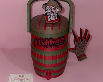 Blikhouder Nightmare on Elm Street | Freddy Krueger 3D-geprint drinkgerei