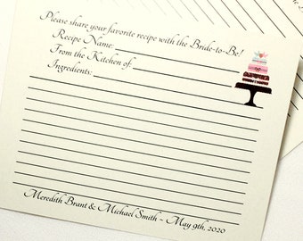 Recipe for the Bride | Etsy