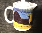 Highway 97 Barn Teapot - Creamer - Gravy Pitcher