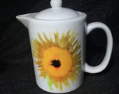 Sunflower Teapot - Creamer - Gravy Pitcher