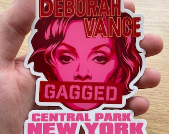 Deborah Vance Gagged Live Central Park Kiss-cut Sticker Stickers Accessories and Gifts for girlfriend Logo vinyl Decal