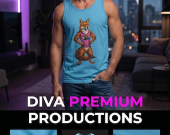 Gay Fox Pride Garment-Dyed Tank Top