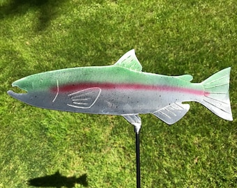 Rainbow Trout Lawn Stake