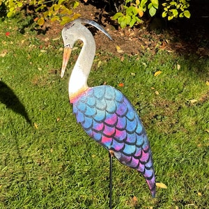 Great Blue Heron Lawn Stake