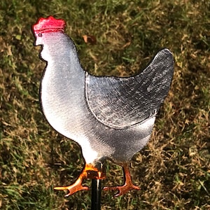 un pollo di metallo