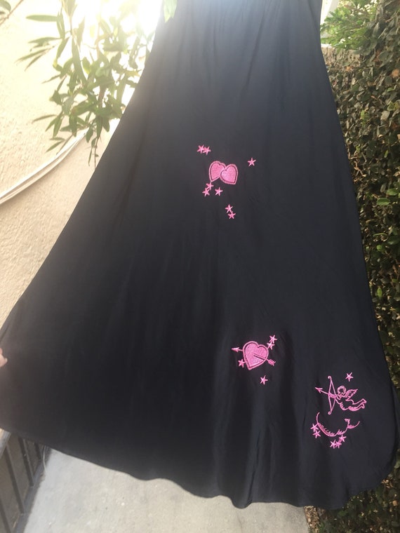 40's Cupid, Heart and Stars Half-Slip