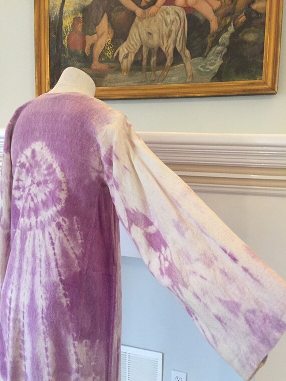 60’s/70’s Tie-Dyed Cotton Maxi Dress