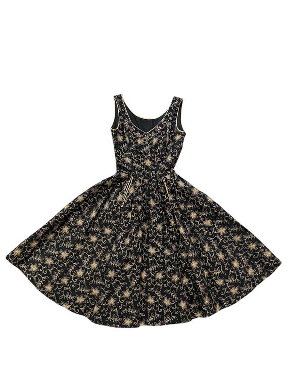 slim fit dress slacks Boden Women's Halter Fit & Flare Gold Dress in Metallic