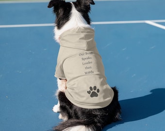 Pair Hoodie with dog and dog mum