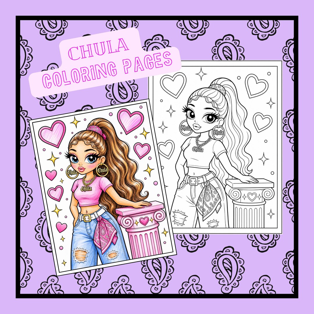 Chula Coloring Book - Etsy