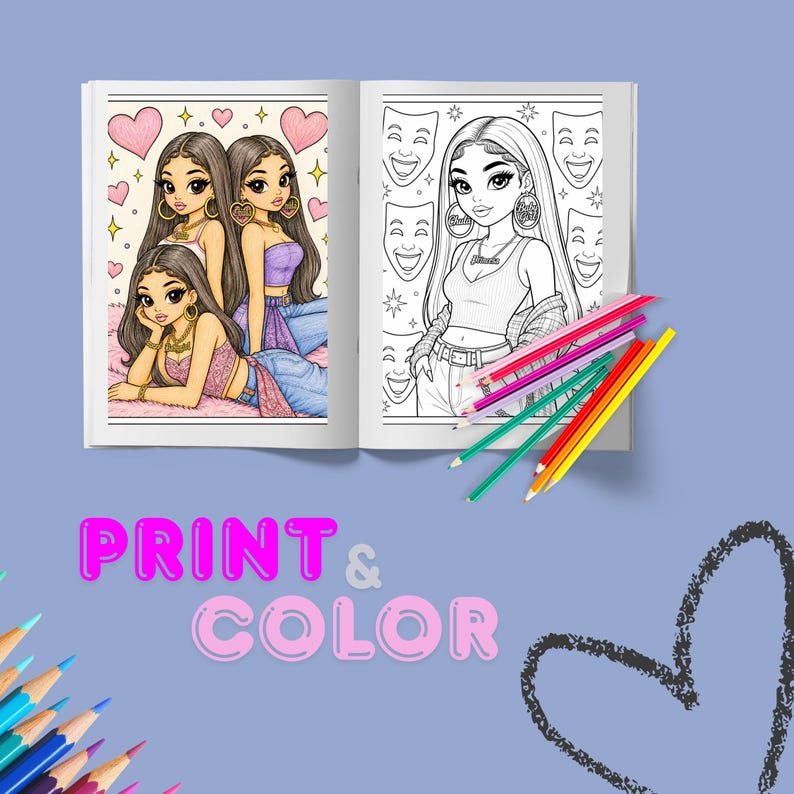 Chula Coloring Book - Etsy