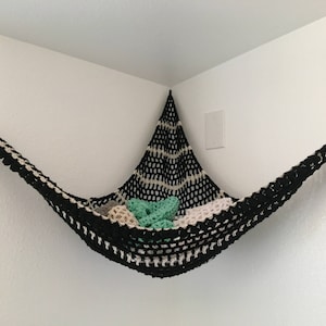 Crochet Pattern / PDF Download / Make Your Own Customizable Stuffed Animal Hammock / Soft Hanging Toy Storage For Nursery Bedroom Playroom image 4