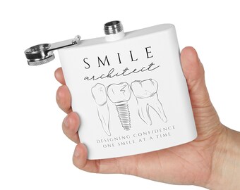 Smile Architect 6oz flaska | Presenttandläkare | Tandläkarstudentexamen | Tekniker | Ortodontist | Protetiker | Parodontolog