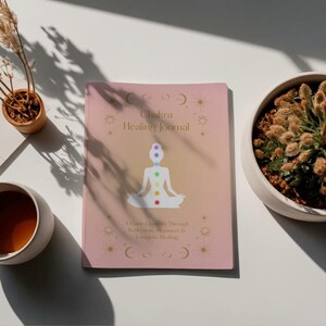 Diário de Cura dos Chakras | Caderno de Exercícios Guiados para Trabalho com a Sombra e Alinhamento Energético | Diário Espiritual para Imprimir (PDF)