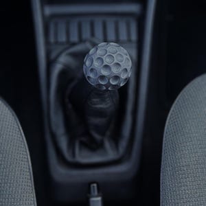 Schaltknauf im Golfball-Design für Volkswagen Golf etc. | 3D-gedruckter Schaltknauf für VW Golf MK1, MK2 und MK7 | Zubehör