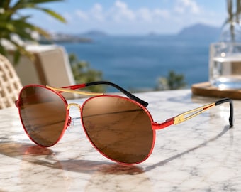 Occhiali da sole aviator polarizzati Mercedes Benz neri e argento per uomo, occhiali da guida UV400 antiriflesso per esterni, viaggi, casual, regalo