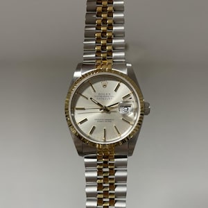SEIKO Oyster Perpetual ゴールドシルバー 時計 Seiko Oyster Perpetual - Etsy
