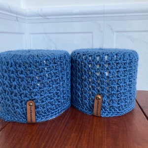 Crochet Mega Toilet Paper Cover,Toilet Paper Hat,Bathroom Storage,Modern Home Bathroom Decor,Bathroom Decorative Set.White Paper Cover