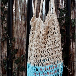 Crochet bag Pattern, Honeycomb mesh crochet market bag, shoulder crochet net, PDF Pattern INSTANT DOWNLOAD image 3