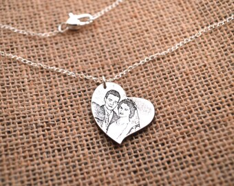 Actual Picture Necklace, Fine Silver (99.9% FS)- Forever Picture