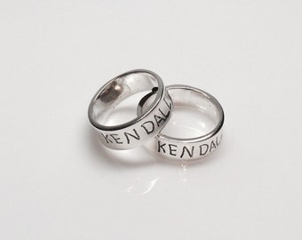 Actual Handwriting Ring - Sterling Silver