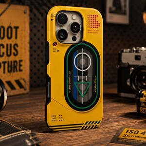 Retro Camera Phone Case Vintage Photo TOUGH Cover for iPhone 17 Pro Max, 16e, 15, 14, 13 & Samsung S26 Ultra, S25 FE, A57, A56, Pixel