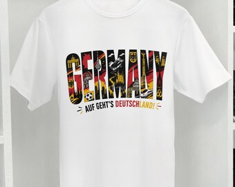 Camiseta unisex para aficionados de Alemania para el Mundial 2026 / Camiseta de fútbol para el día del partido