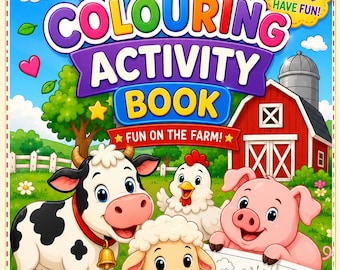 Farm Colouring Activity Book