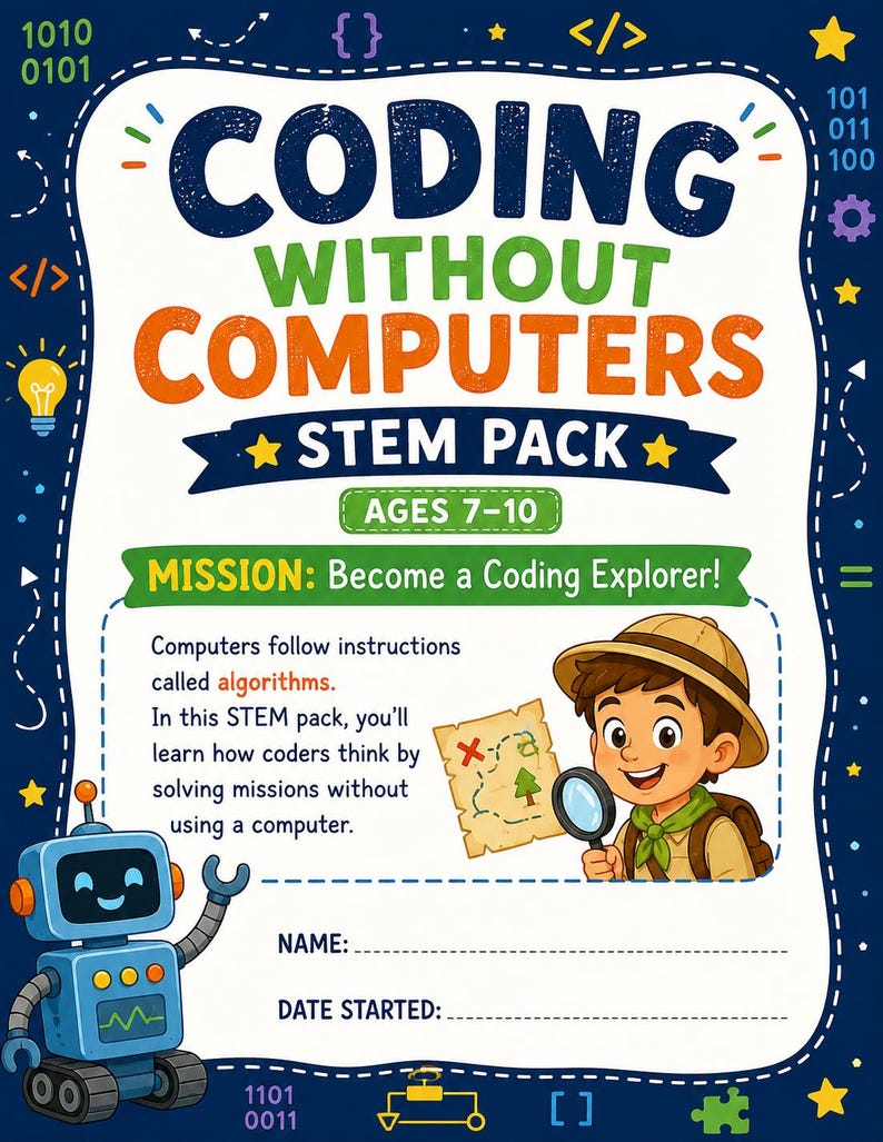 Coding Without Computers STEM Pack image 3