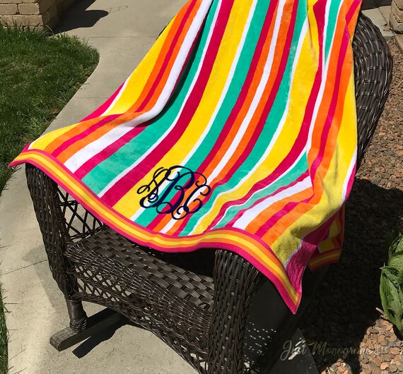 huge monogram oversized beach