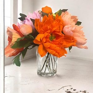 Composizioni floreali/Regali di anniversario/Regali per il giorno delle nozze/Decorazioni per la casa/Decorazioni per la tavola nuziale/Bouquet da sposa/Papavero islandese/Decorazioni con peonie