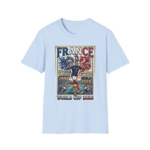 France World Cup Champions T-Shirt | France soccer 1998 2018 2022 image 10
