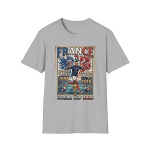 France World Cup Champions T-Shirt | France soccer 1998 2018 2022 image 5