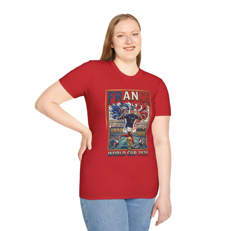 France World Cup Champions T-Shirt | France soccer 1998 2018 2022 image 15