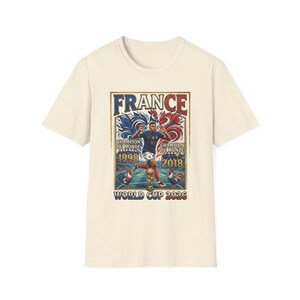 France World Cup Champions T-Shirt | France soccer 1998 2018 2022 image 7