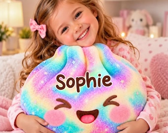 Personalized Dumpling Pillow, Christmas Dumpling Gift For Kids, Dumpling Lover Gift, Squishy Lover Christmas Pillow, Dumpling Squishy Pillow