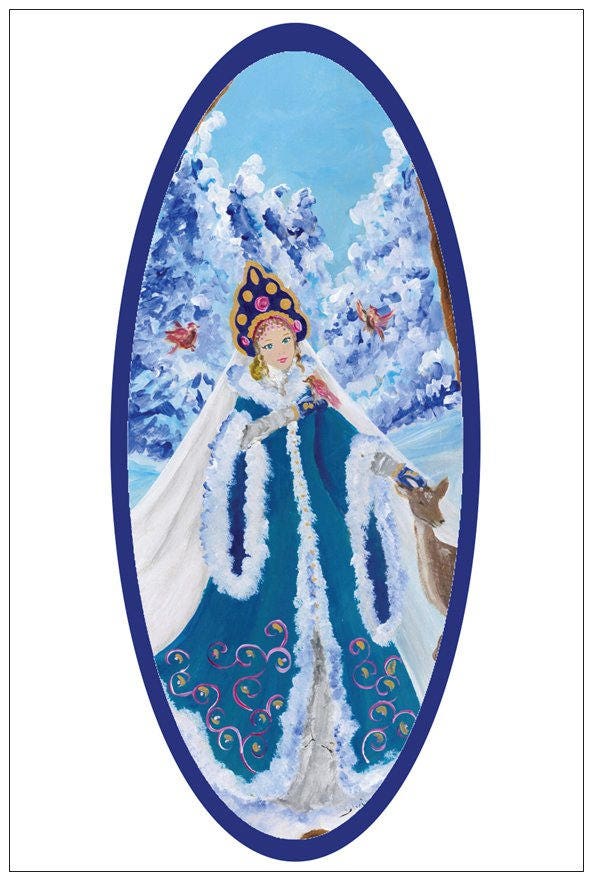 Snegurochka a Russian Fairy Tale | Etsy Ireland