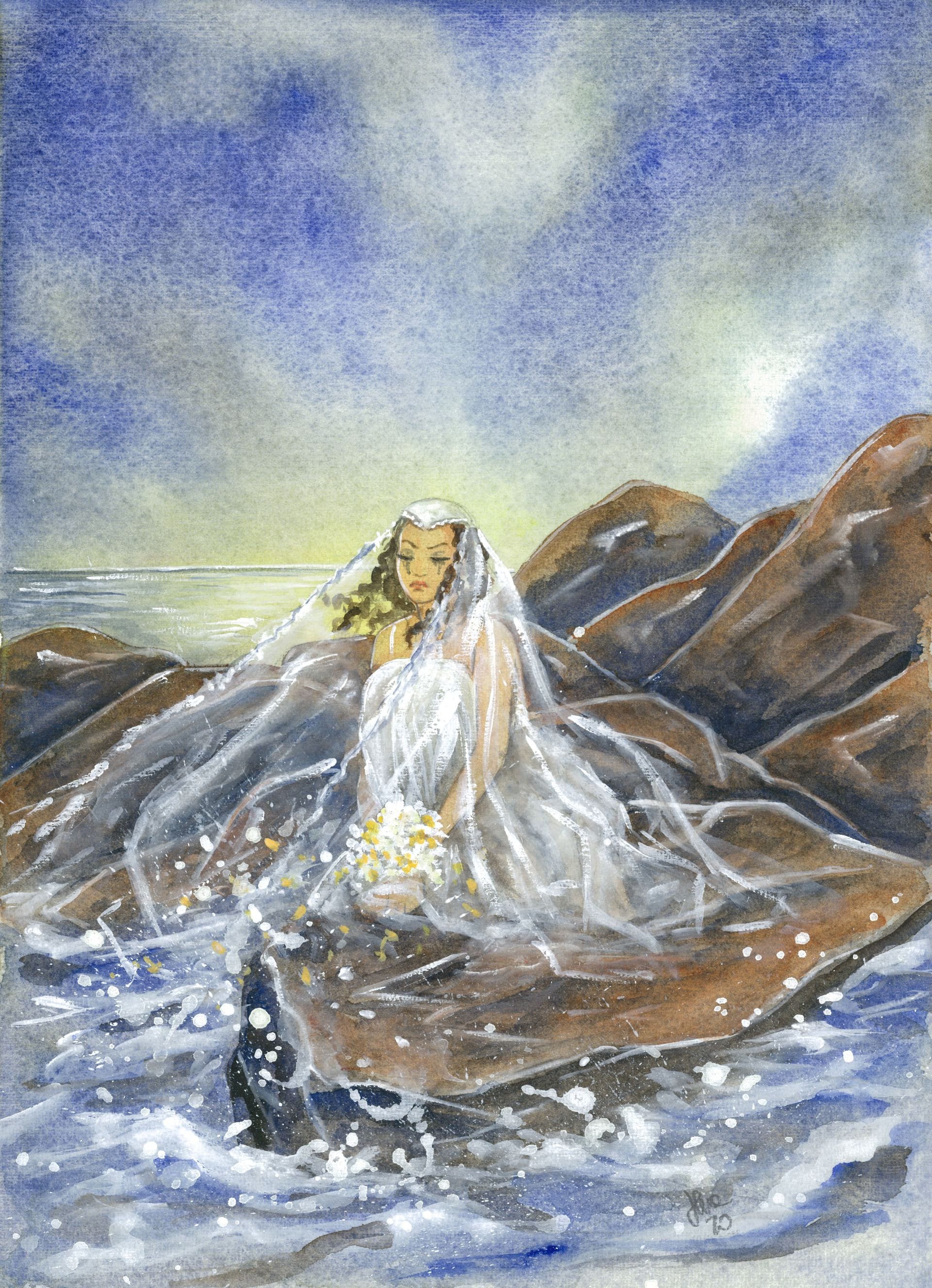 Postal en el Muelle de San